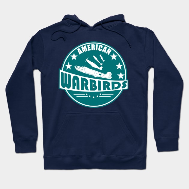 WW2 Air Force - American Warbirds Hoodie by TCP